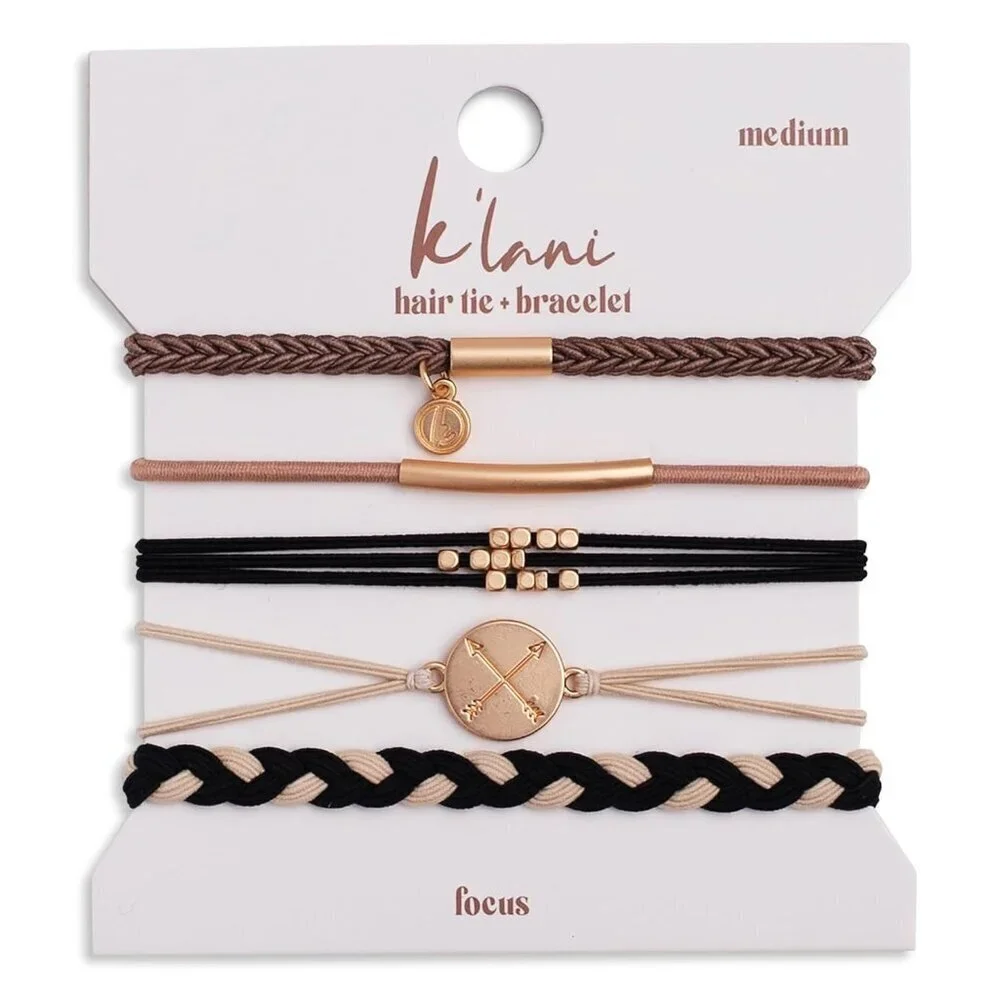 Hair Tie Bracelets for Women Elastic Jewelry Dual Function Stylish Accessories